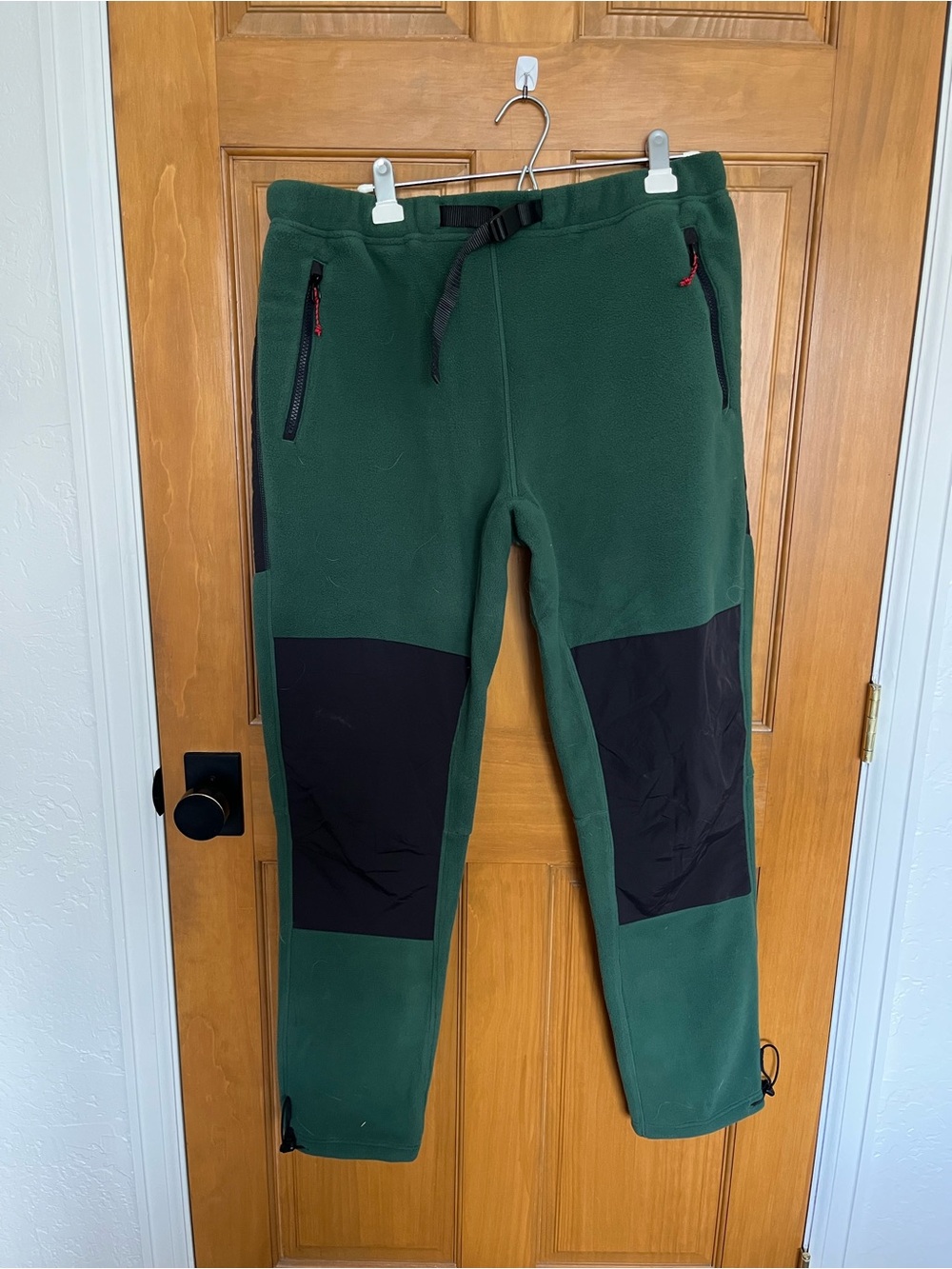 Topo Designs Green Fleece Pants - XL